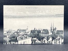 Neuchâtel et les Alpes