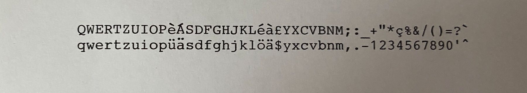 Brother Macchine da scrivere: Schreibmaschine Typ DW 300 – Usato da Appenzell venduto da Sonnschein_ 6