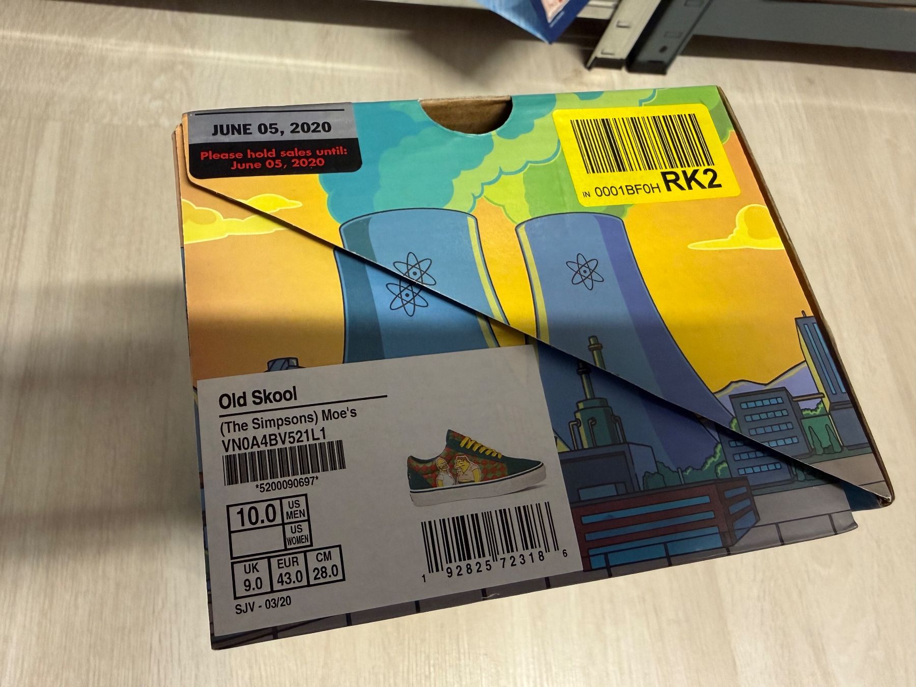 Vans Scarpe da uomo: Vans - The Simpsons Sneaker, Grösse 43, Neu – Nuovo e nell'imballaggio originale da Grüsch venduto da Speed_demon 6