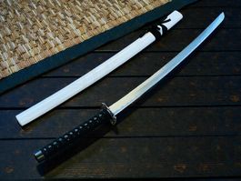 Katana TANTO Schwert WEISS 99cm XL+ NEU