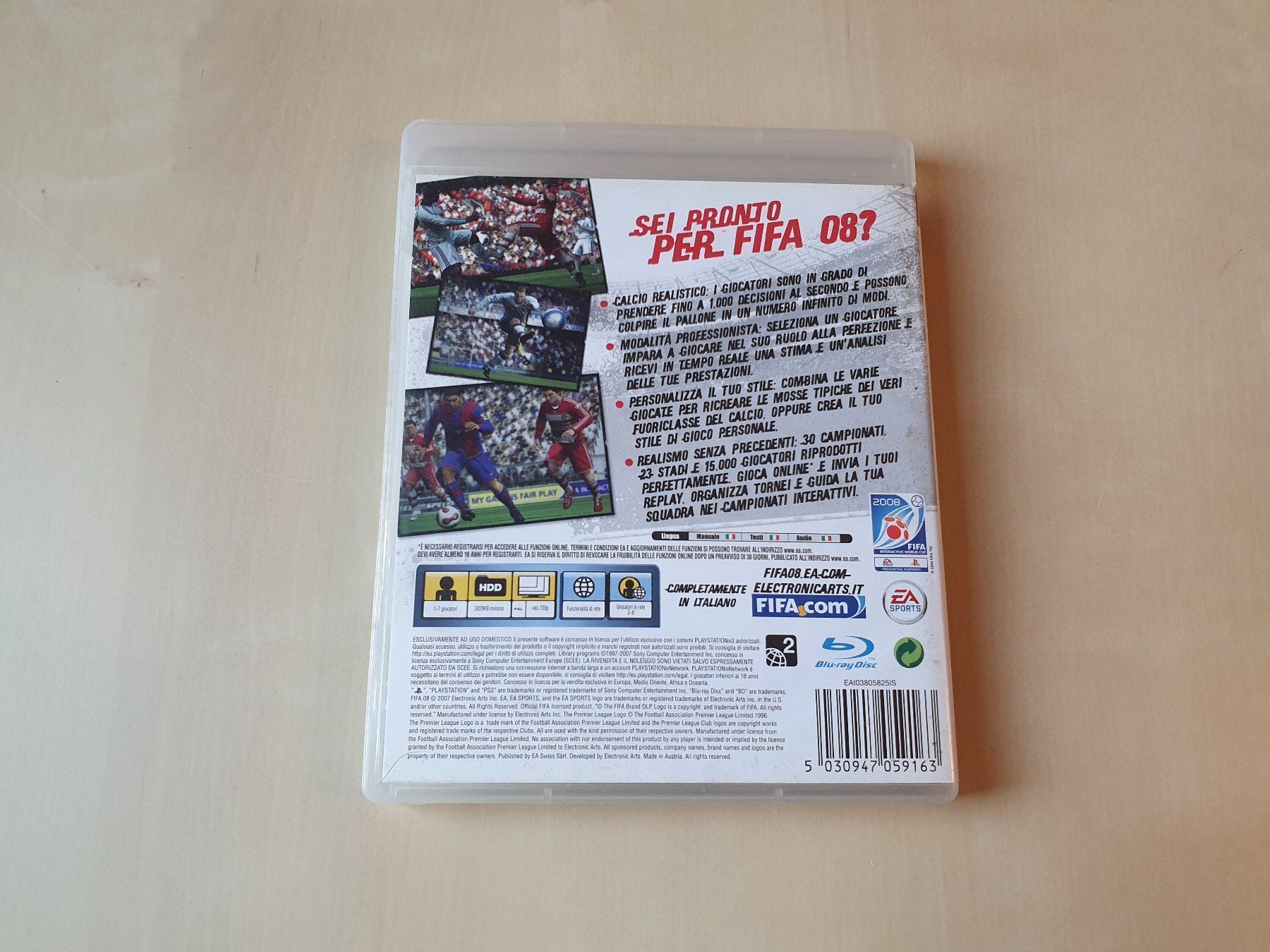 Sony Giochi: FIFA 08 ITA – Usato da Stansstad venduto da collectorsshop 1
