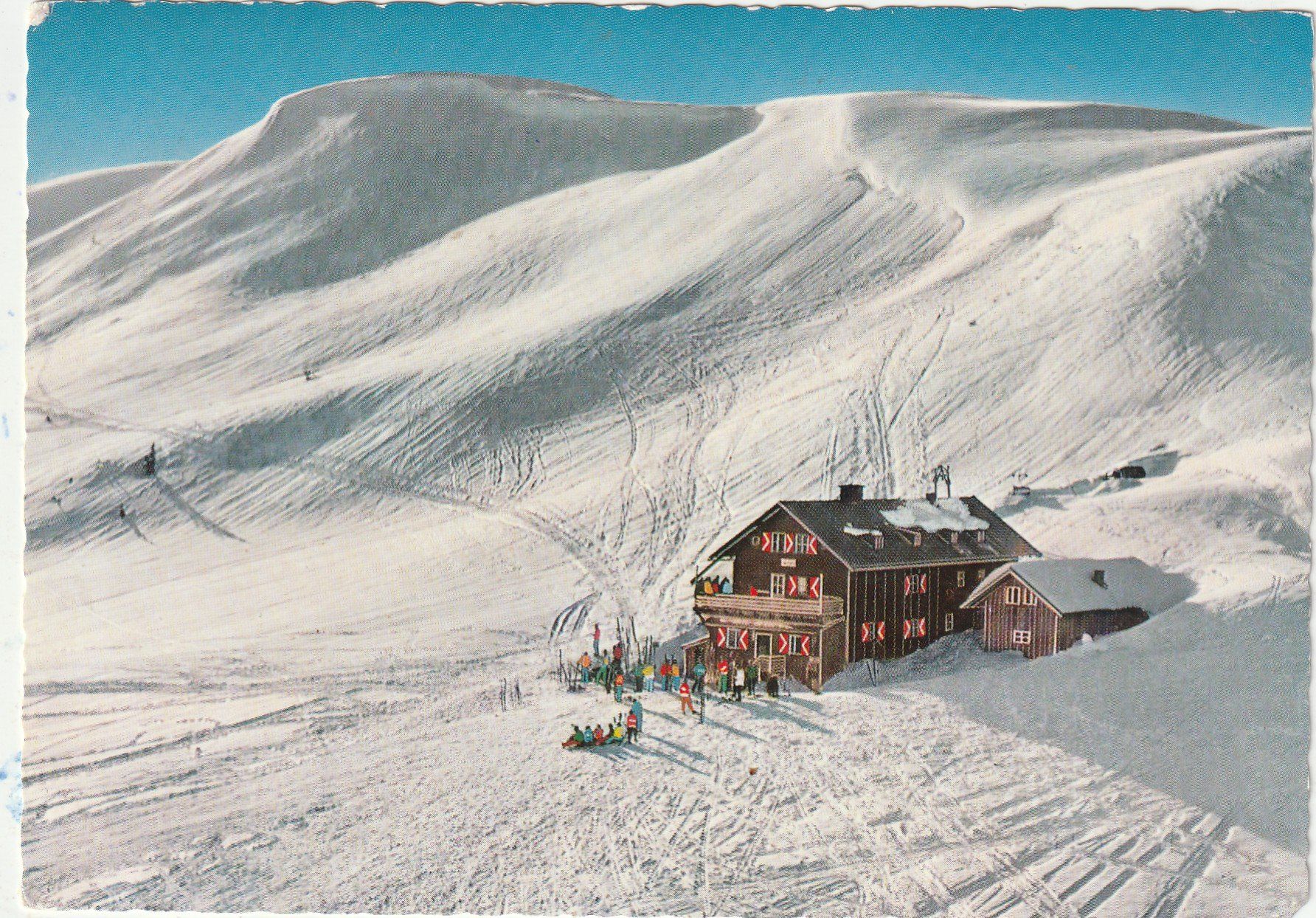 Cartoline postali: Skiparadis  Saalbach – Usato da Lumbrein venduto da made02