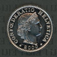 CHF___0.20 2000 stgl * nigelnagelneu! 20 Rappen