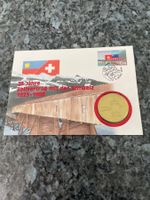 Numisbrief 75 Jahre Zollvertrag Schweiz/FL