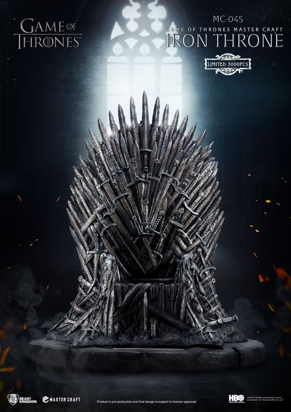 Hot Toys Statuette: Game of Thrones Iron Throne MC-045 Beast Kingdom – Nuovo e nell'imballaggio originale da Sisseln AG venduto da schenk-figuren