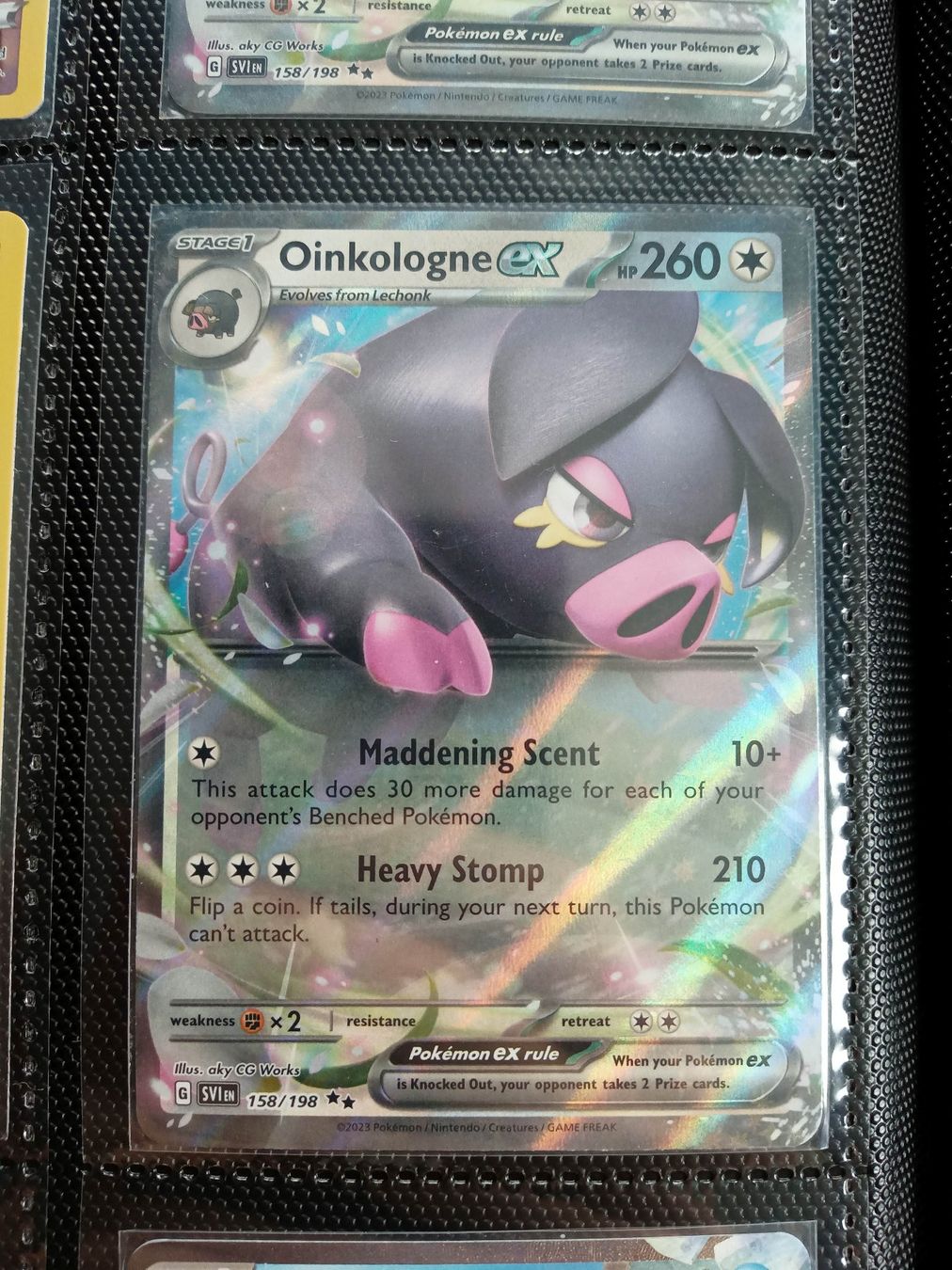 Pokémon Sammelbilder & Trading cards: Oinkologne ex – Gebraucht aus Altstätten SG von GGsGameshop