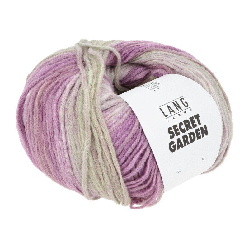Lang Yarns Lana: SECRET GARDEN - ein farbenfrohes Baumwoll-Mischgarn – Nuovo e nell'imballaggio originale da Burgistein venduto da Azureus58 3