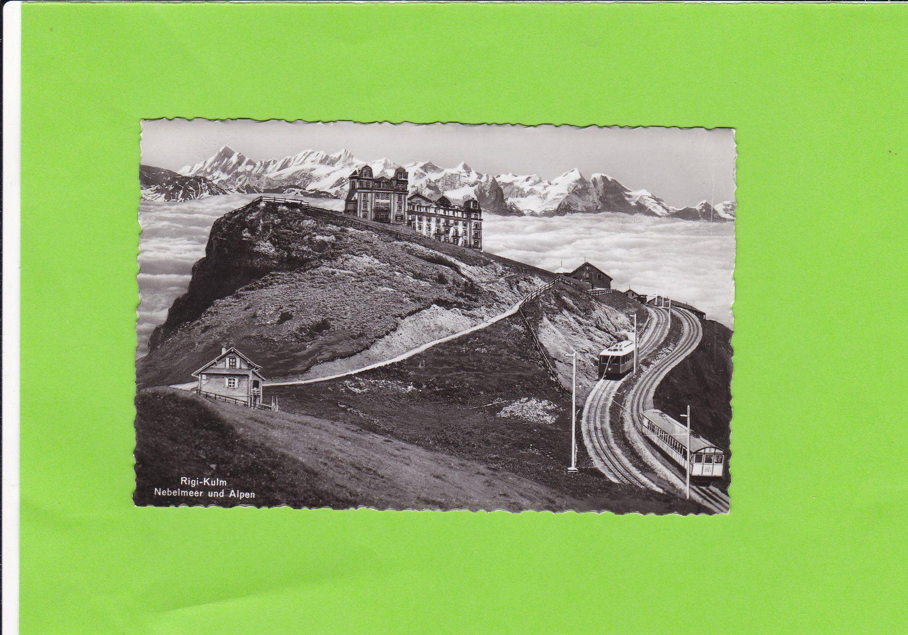 Cartoline postali: Rigi-Kulm-Bergbahnen Nebelmeer – Usato da St. Peterzell venduto da neckertal