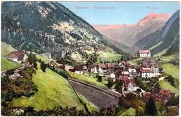 WASSEN - Gotthardbahn & Windgàlle (im Sommer) ca. 1910 (UR)