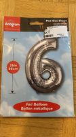 Folienballon Geburtstag Zahl 6