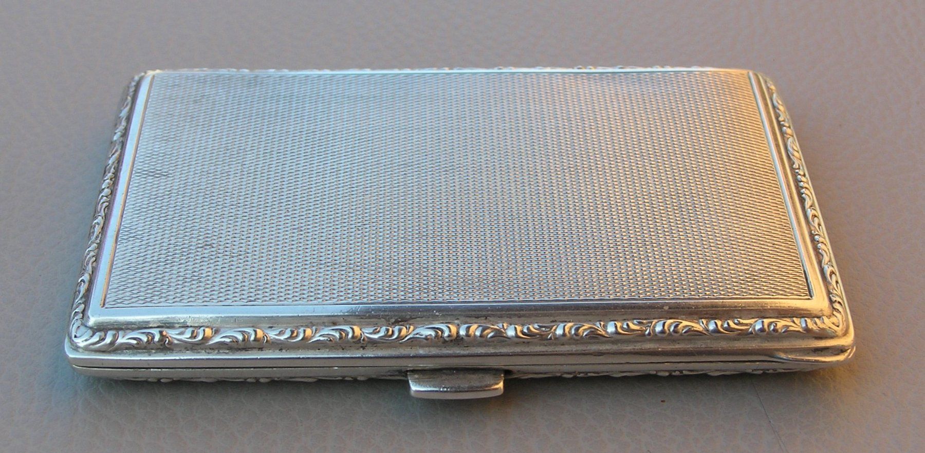 Sonstige Tabakwaren: ALTES ZIGARETTENETUI ZIGARETTENBOX 800 SILBER – Gebraucht aus Grenchen von Antique-hunter 1