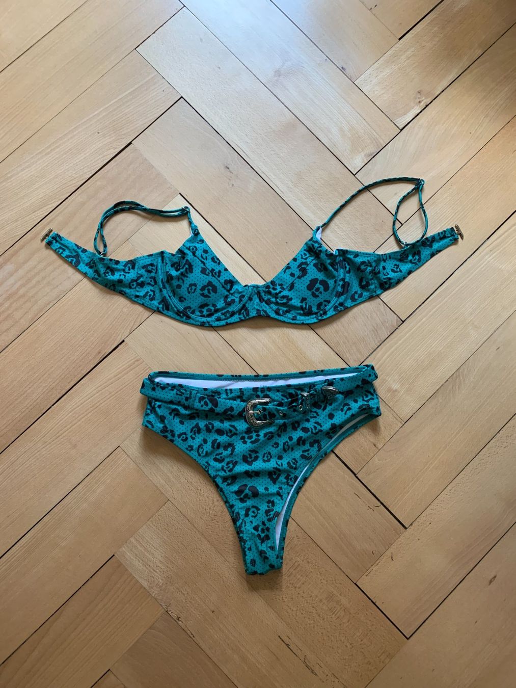 Costumi da bagno & Bikini: Bikini petrolgrün-schwarz - M – Usato da Zürich venduto da Diazaio