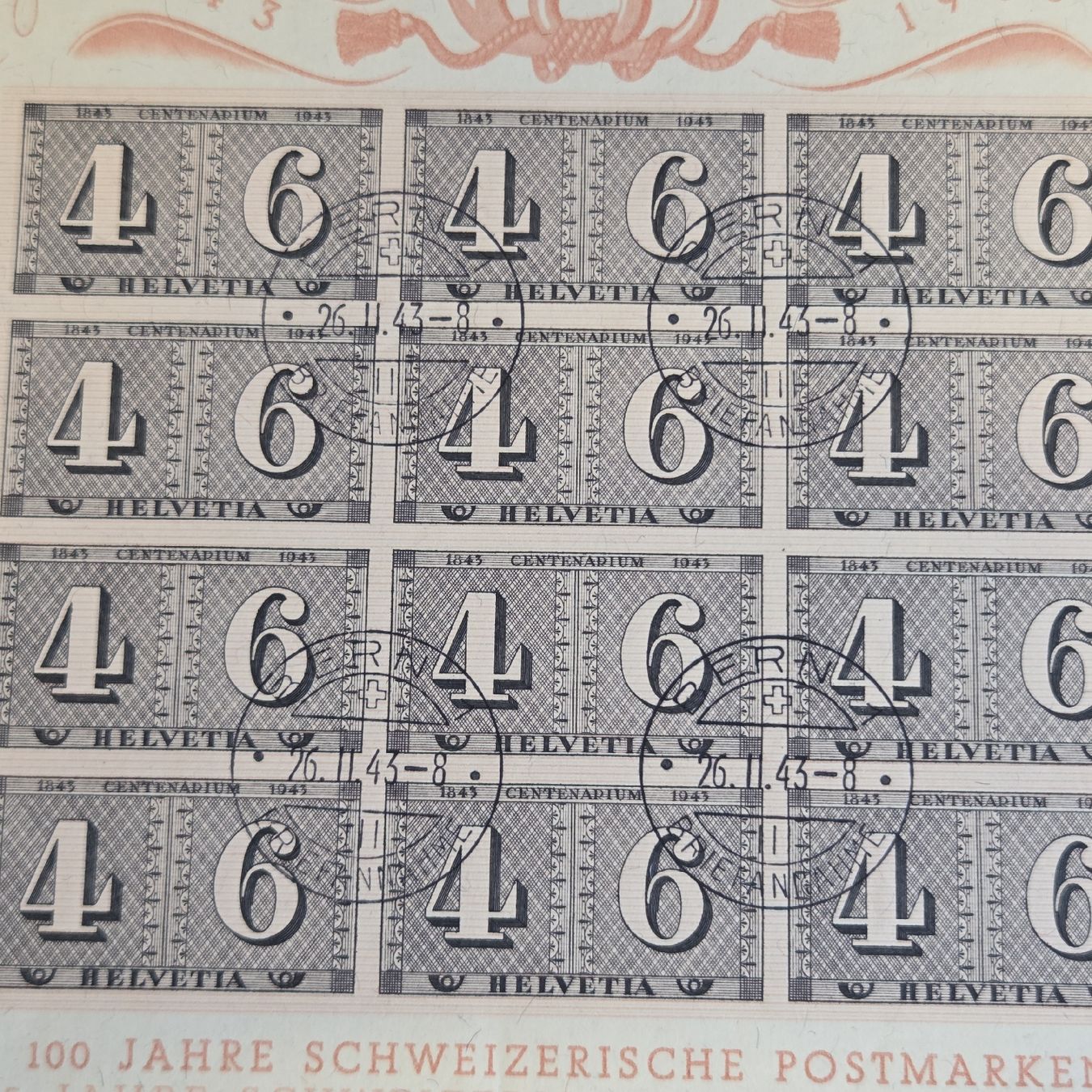 Alle Briefmarken: Briefmarken Block 4+6 Helvetia – Gebraucht aus Stans von Ducati16 4