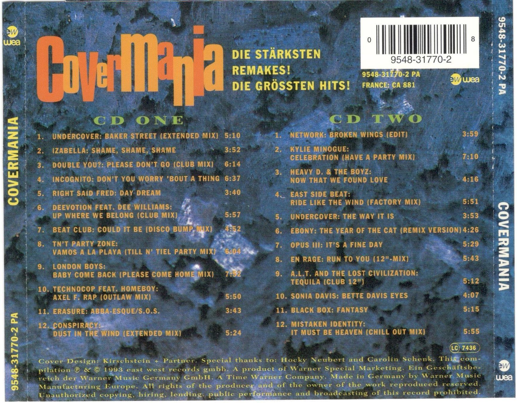 CD: Covermania CD – Usato da St. Margarethen TG venduto da Smiley-Face 1