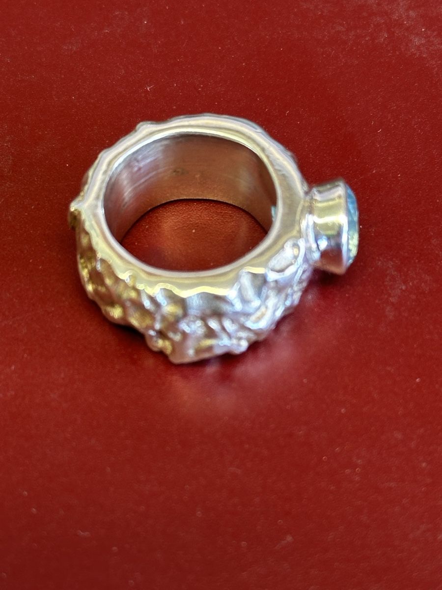 Anelli: Silberring mit Stein – Usato da Donat venduto da troja007 1