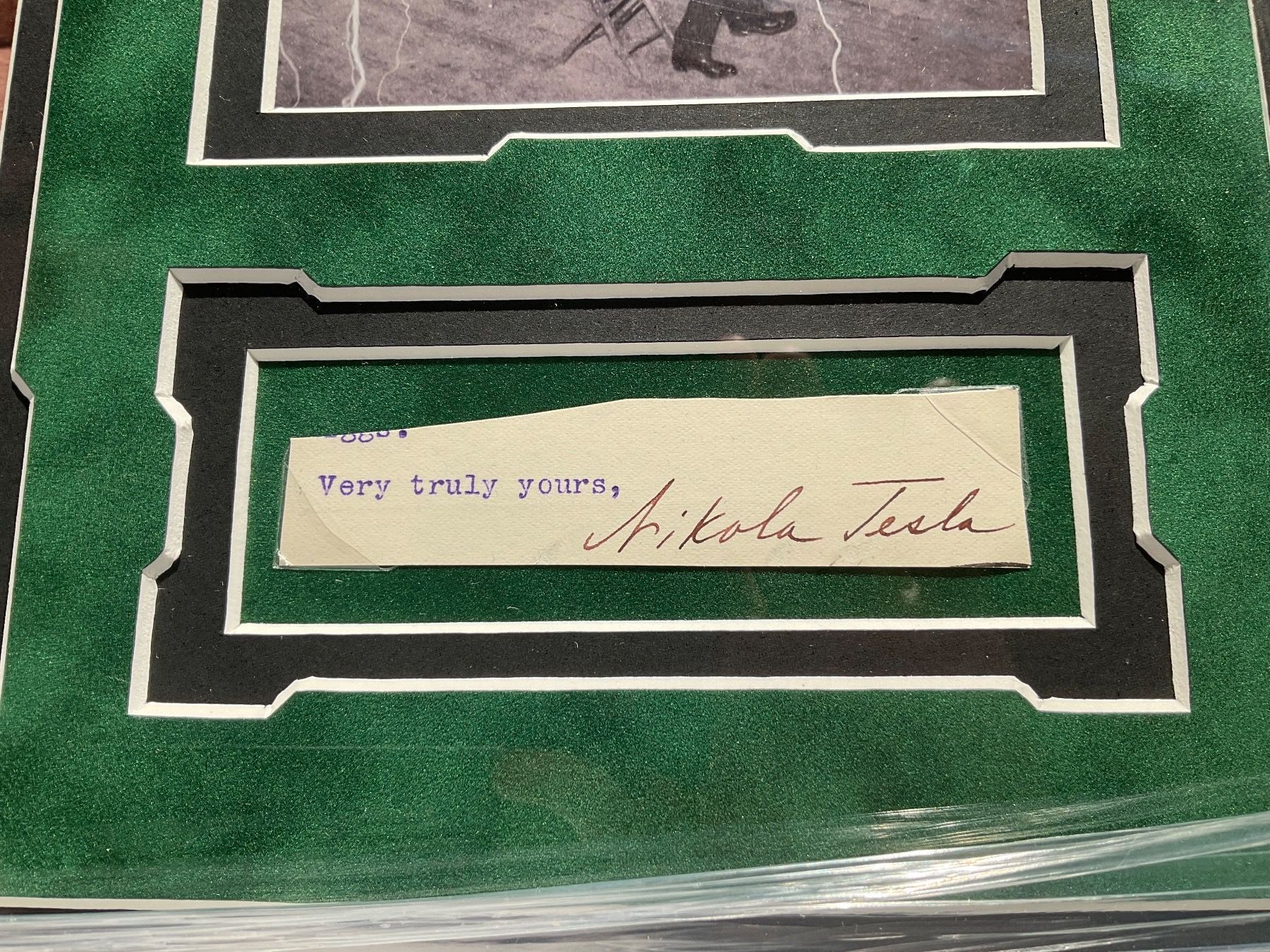Autografi: Nikola Tesla Autogramm zertifiziert – Nuovo (secondo la descrizione) da Hittnau venduto da workaholic60 1