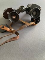 Fernglas mit Lederetui und Riemen Nr. 708981 Ex Armee