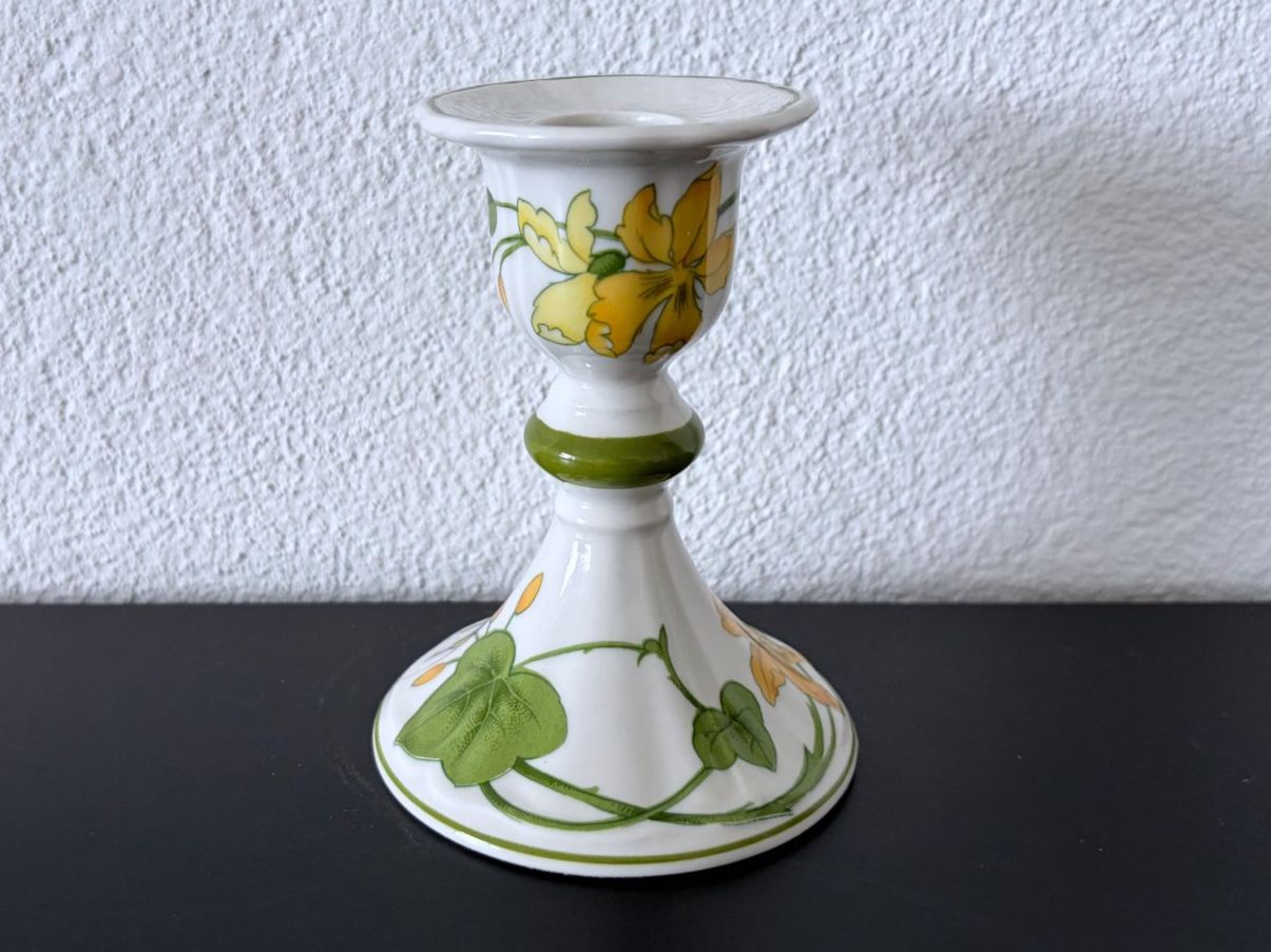Villeroy & Boch Portacandele: Villeroy & Boch Geranium Kerzenständer, TOP – Usato da Birr venduto da Jamonline 1