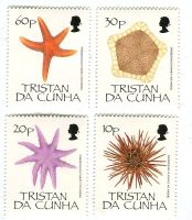 Briefmarken "Seesterne". Tristan da Cunha