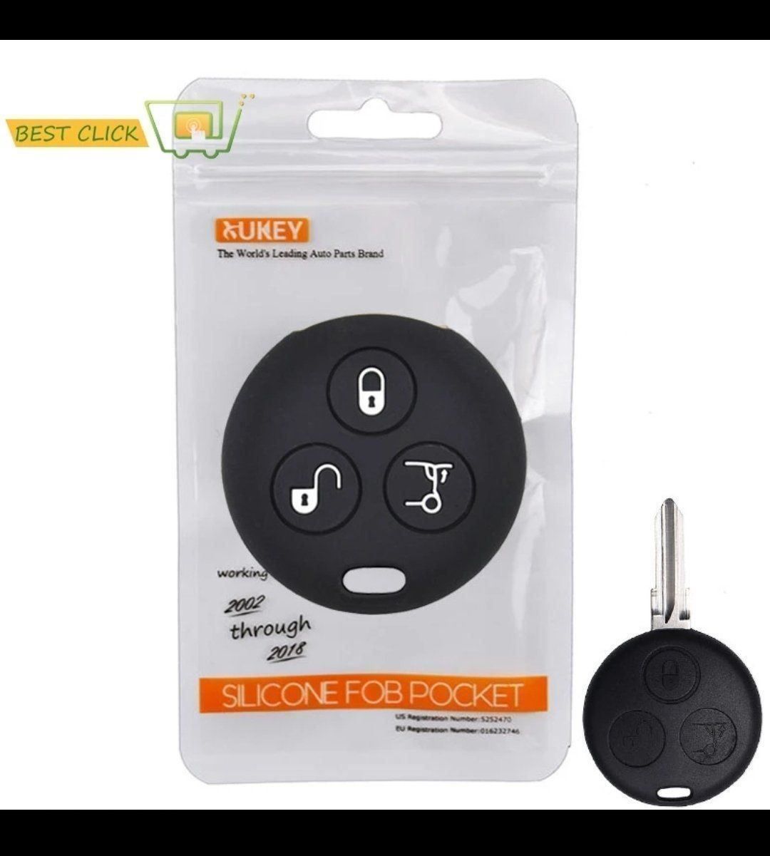 Accessori per altri veicoli: Smart Schlüssel Gehäuse Silikon Hülle – Nuovo e nell'imballaggio originale da Mels venduto da ricoshop