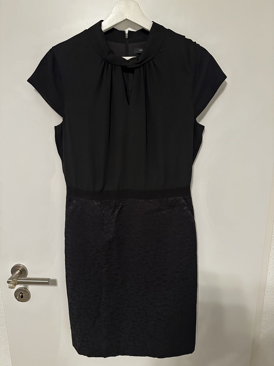 Comma Vestiti: Comma Kleid Gr. 38 Schwarz Elegant Festlich – Usato da Eglisau venduto da Brewster1
