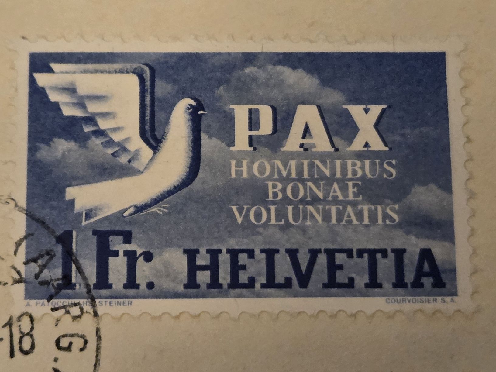 Alle Briefmarken: SBK 270 Kat.220.- PAX Brief – Gebraucht aus Wangen von Abartix 3