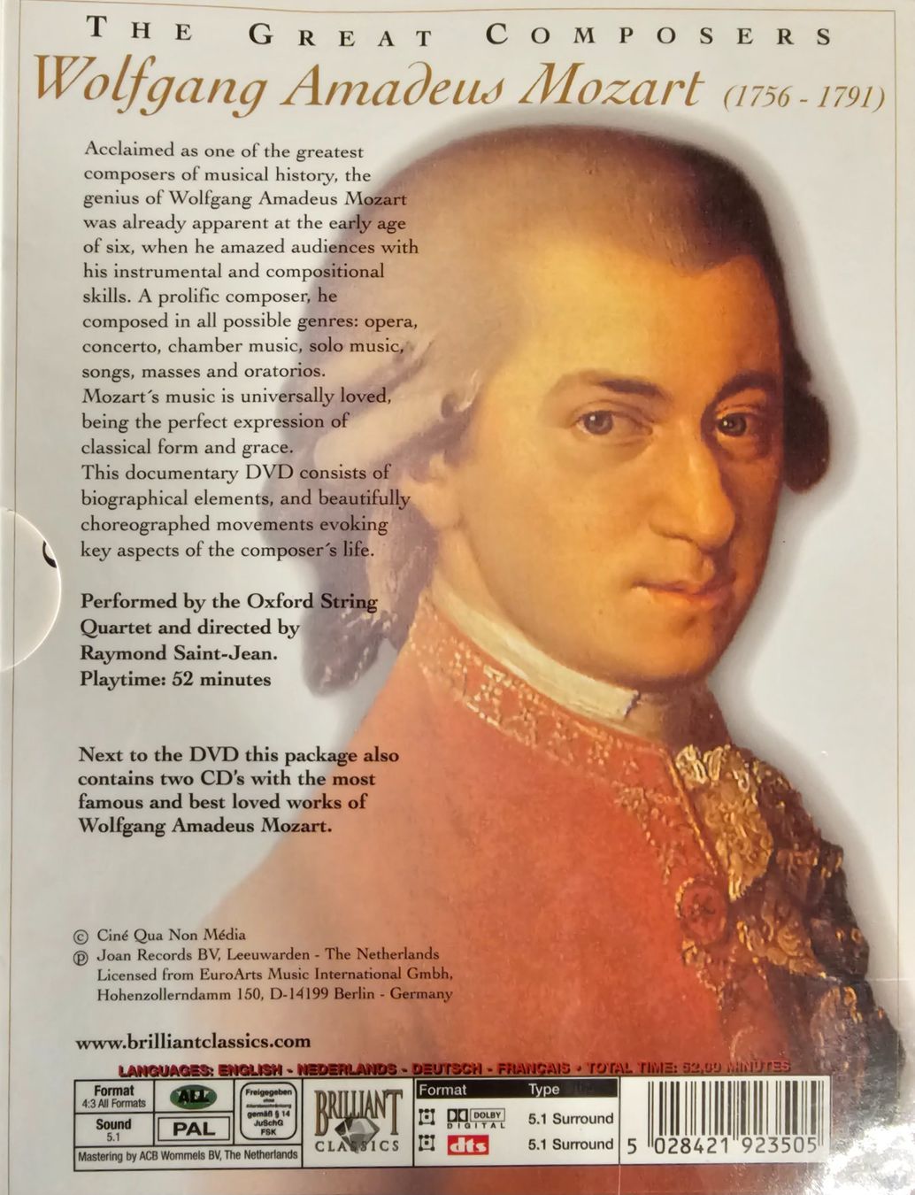Tutti i DVDs: Mozart - The Great Composers – Usato da Wahlen b. Laufen venduto da Cg10 3