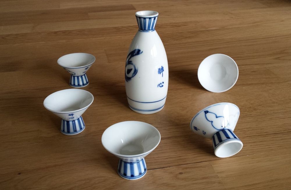 Vintage Sake Set Porzellan Japanisch Porzellan Kaufen auf Ricardo