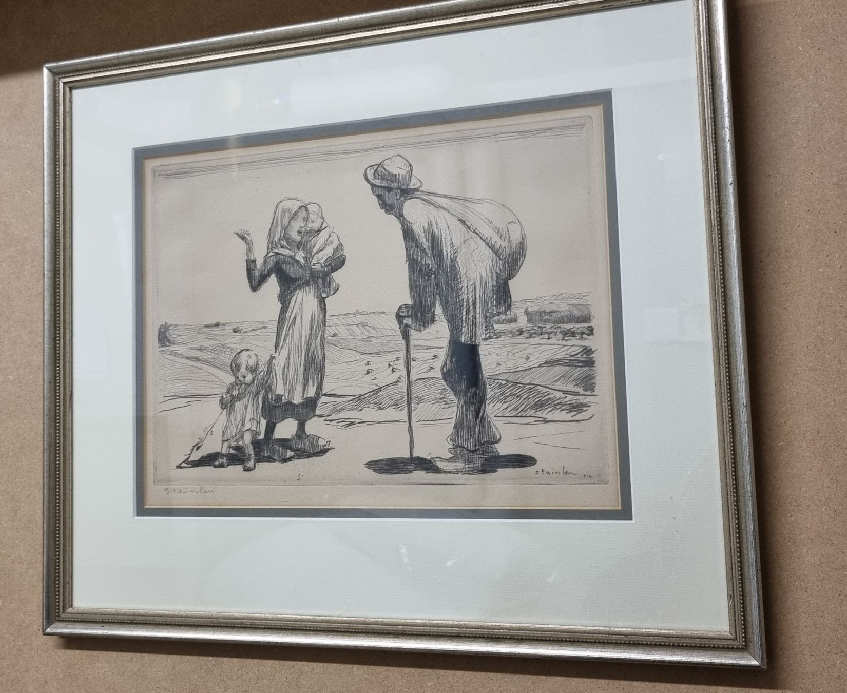 Stiche: Théophile Steinlen - Véritable gravure signée – Gebraucht aus Lausanne 25 von joef99