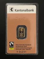 Goldbarren 1g Kantonal Bank