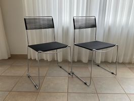 2 Spaghettistühle Giandomenico Belotti für Fly Line/Alias