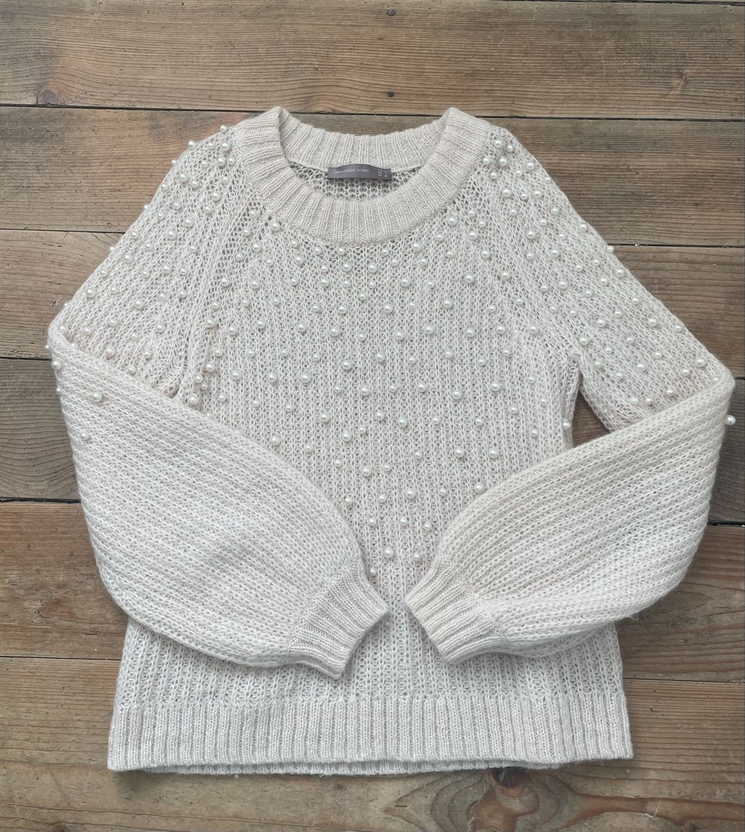 Hallhuber Maglioni & Felpe: Hallhuber Donna Pullover mit Perlen, Gr. 36, Oversized! – Usato da Mollis venduto da cava10