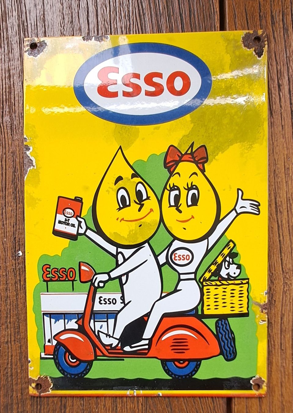 Esso Schilder: Emailschild – Gebraucht aus Wallisellen von prada008