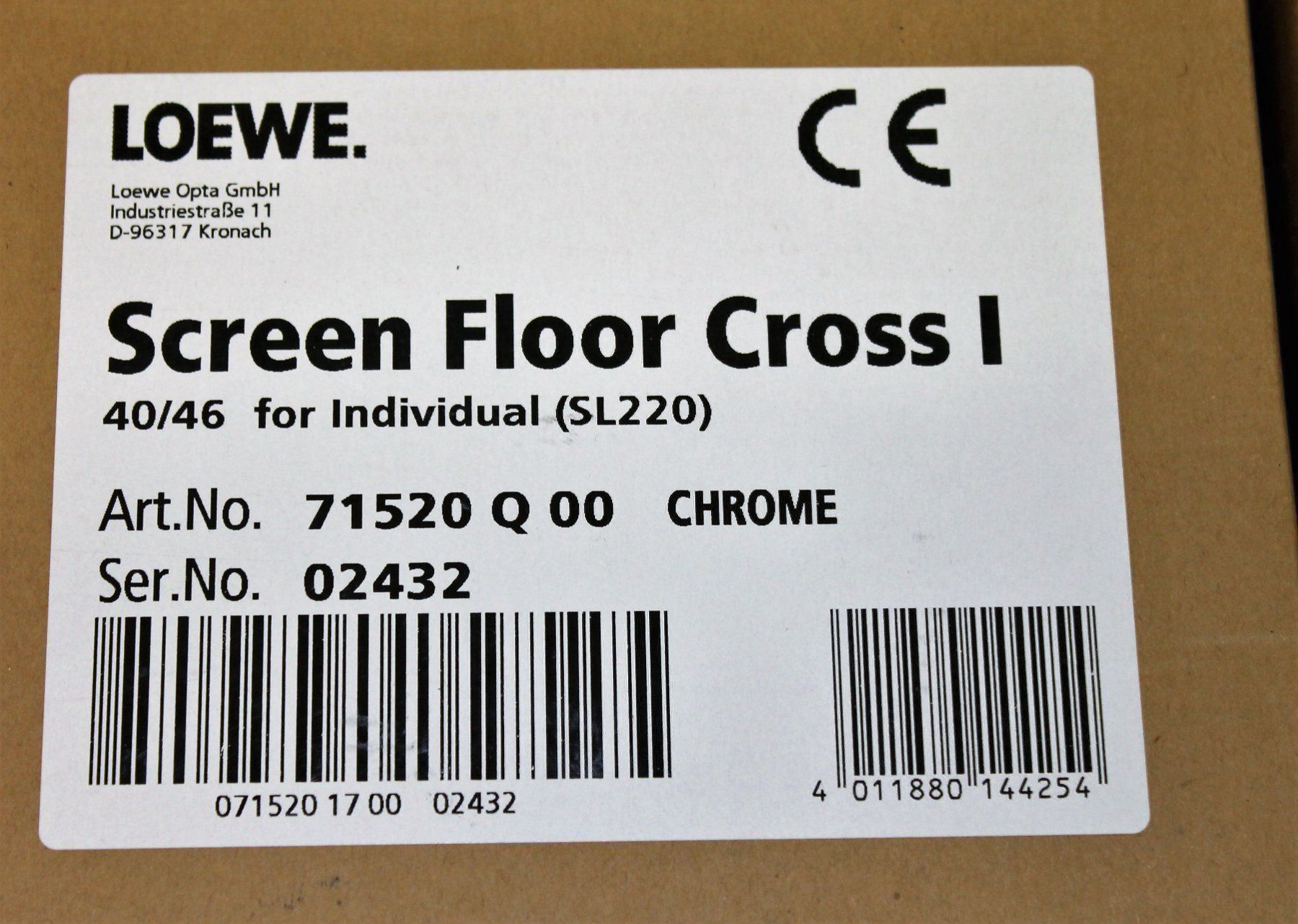 Supporti a parete: LOEWE Screen Floor Cross I – Nuovo e nell'imballaggio originale da Hochdorf venduto da av-electronics 2