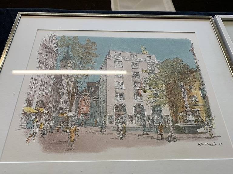 Dipinti: Lot hochwertige Bilder signiert – Usato da Rothrist venduto da Oddymanliane 3