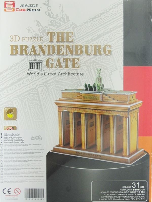 Puzzle: 3D-Puzzle Brandenburger Tor Berlin – Nuovo e nell'imballaggio originale da Wettingen venduto da Swala 1
