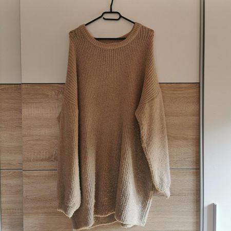 AboutYou Maxi Pullover Strickkleid Oversize Look