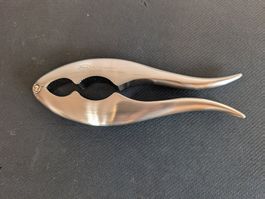 Nussknacker Anne Rieck Design Edelstahl neuwertig