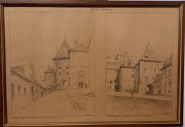 jolie litho de Ch. Vuillermet Lausanne