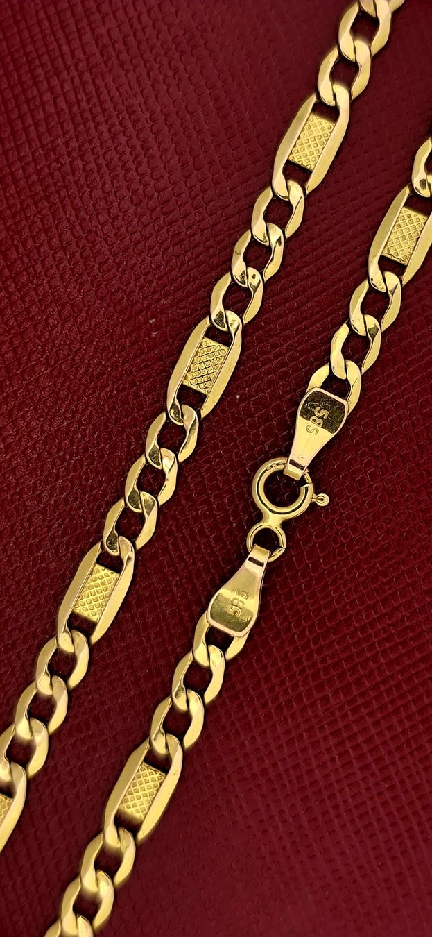 Catenine: 14 Karat Figaro-Kette – Usato da Zürich venduto da Juwelier_Stauffacher 3