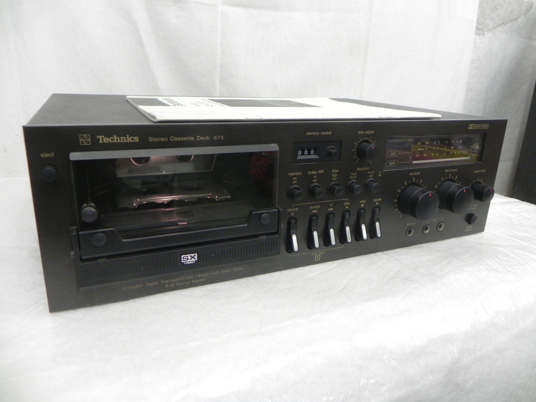 Technics Registratori: Technics RS-673 Tape Deck revidiert Total Liquidation – Usato da Basel venduto da Life-Style-Art 5