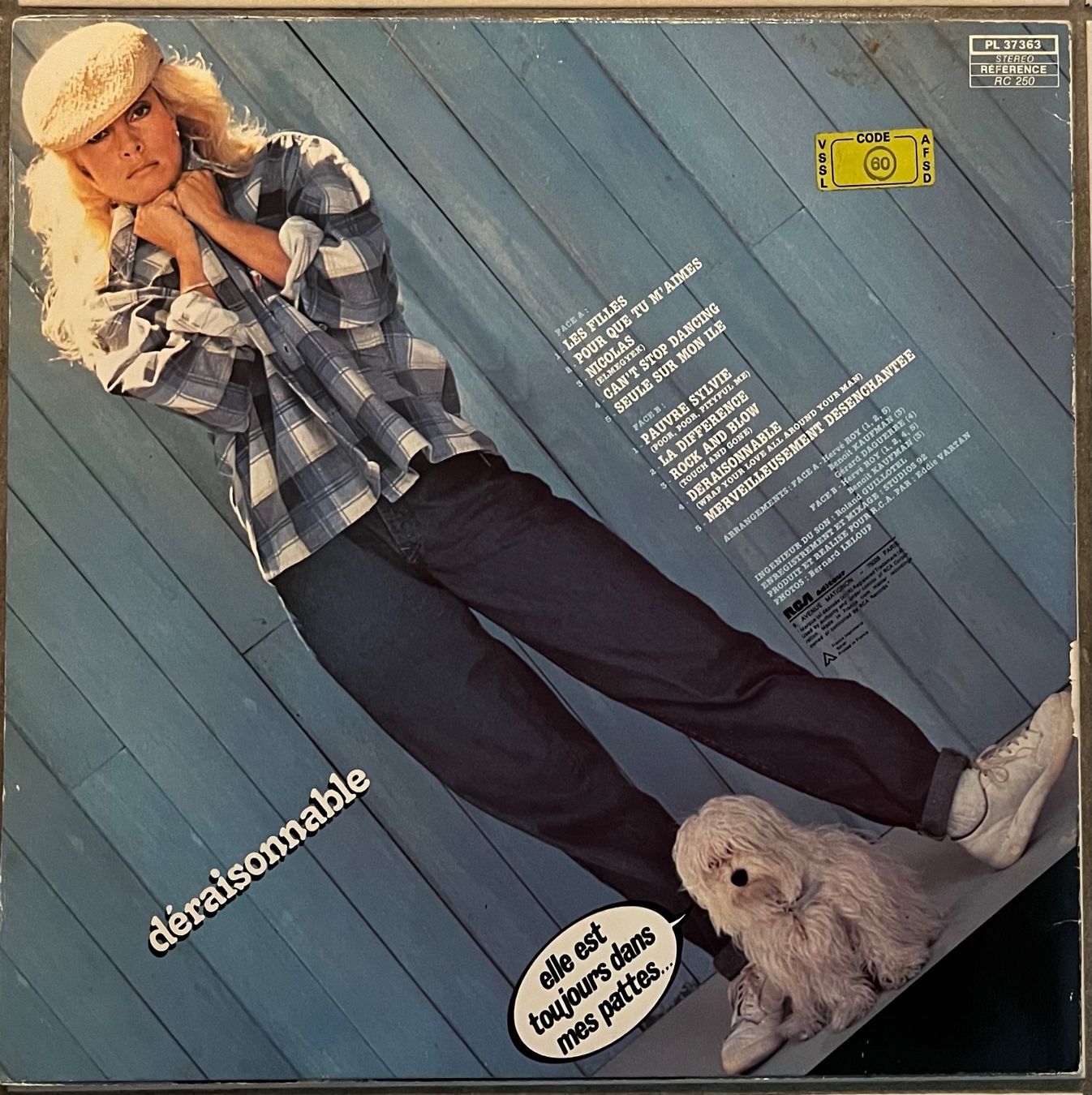 Dischi in vinile: SYLVIE VARTAN - DÉRAISONNABLE - 33 Tours – Usato da Bussigny venduto da vinyl-pas-cher 1