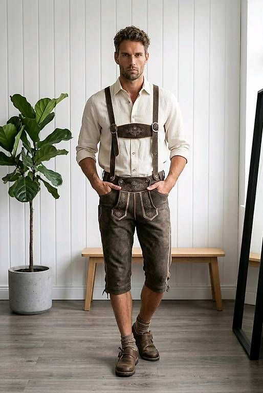 Pantaloni: Lederhose Oktoberfest – Nuovo e nell'imballaggio originale da Biglen venduto da adrian017