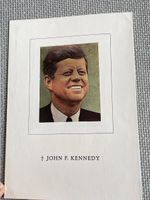 Karte mit Briefmarken von John F. Kennedy