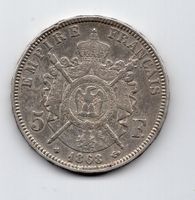 (374) Frankreich, 5 Francs, 1868, hüsch
