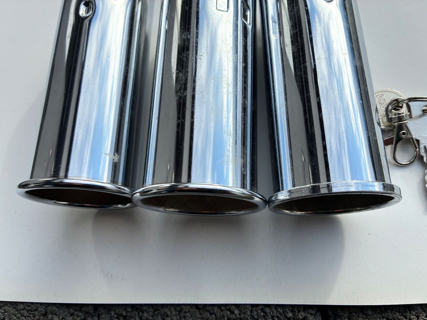 Sistemi di scarico: Auspuff Chrom Endrohr – Usato da Horw venduto da adler65 1