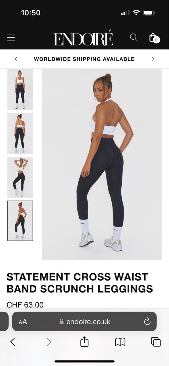 Leggings: Endoiré V-Shape Legging,schwarz,Grösse M – Nuovo (secondo la descrizione) da Eglisau venduto da Brewster1 3
