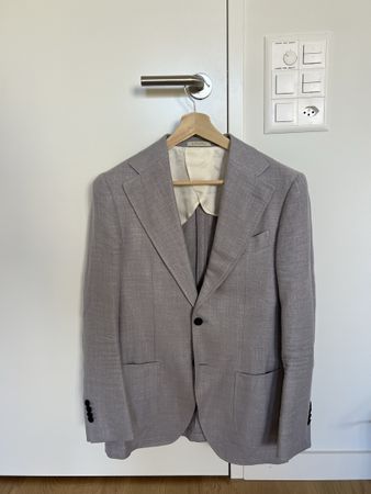 Suitsupply Havana Blazer 48 E. Thomas Wool Silk Linen