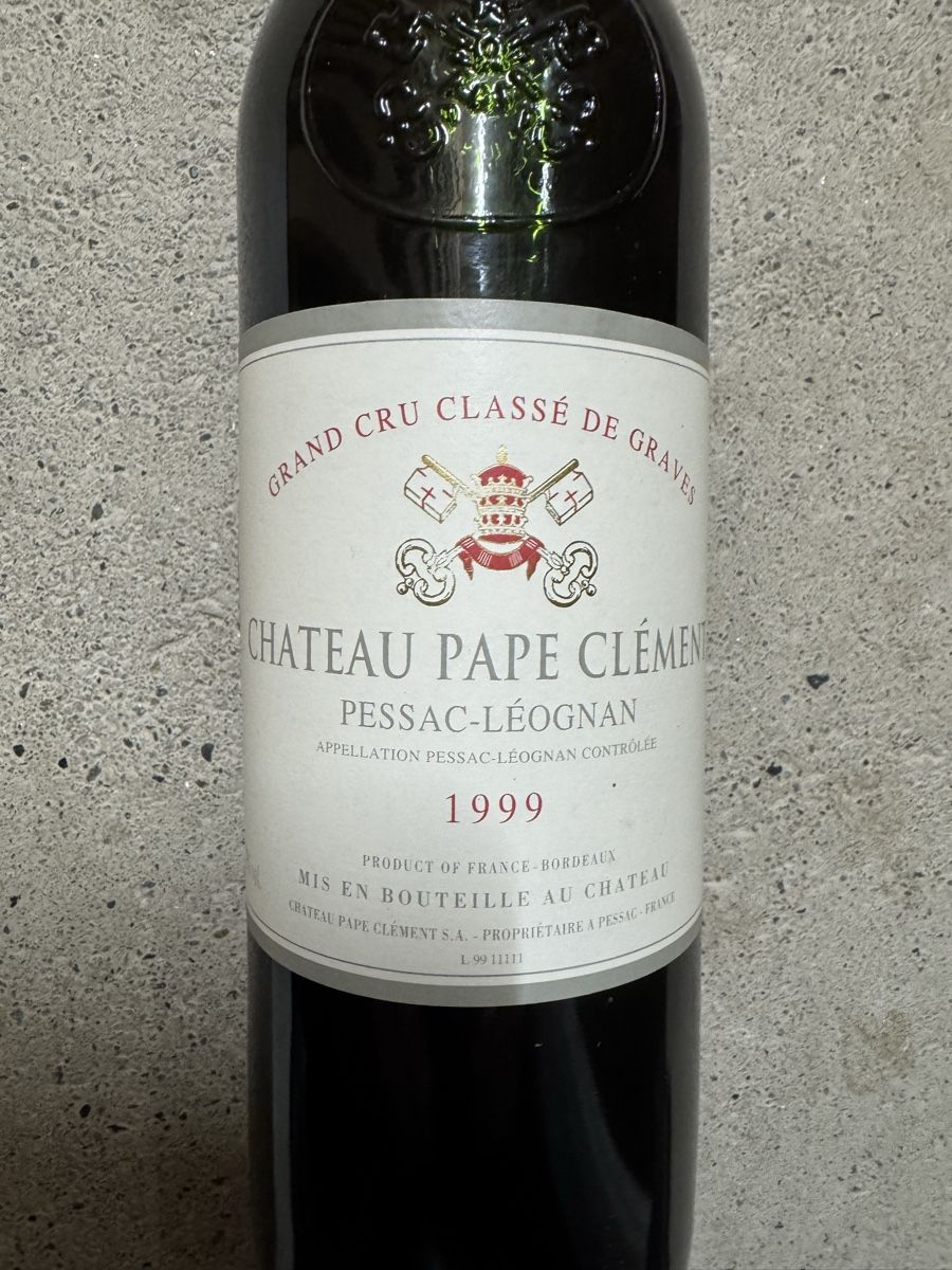 Wein: Château Pape Clément Pessac-Léognan 1999 – Neu und originalverpackt aus Crissier von Schtonic 1