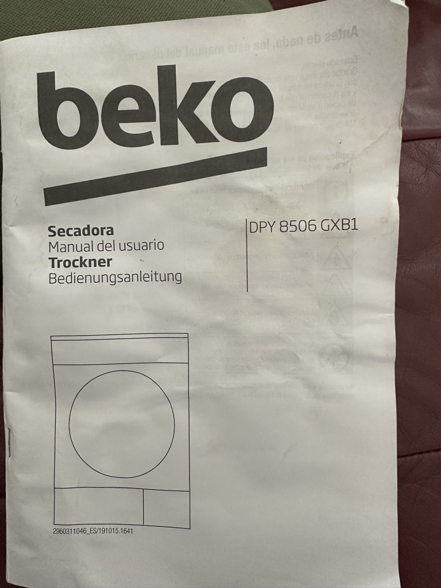Beko Wäschetrockner: Trockner mit Wasserbehälter  – Gebraucht aus Heimisbach von Dronny 3